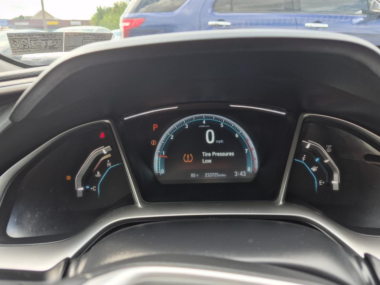 Honda Civic EX-TL Honda Sensing Sedan CVT 2017