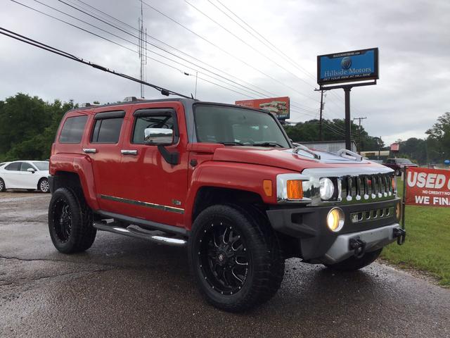 Red 2008 Hummer H3 Base SUV / Crossover Four-Wheel Drive Automatic