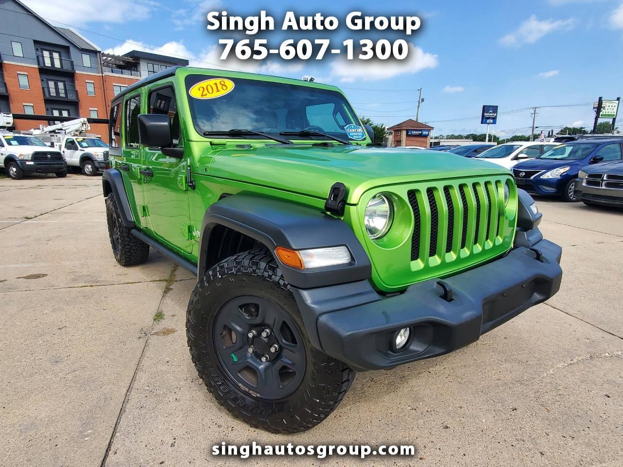 Jeep Wrangler Unlimited Sport 2018