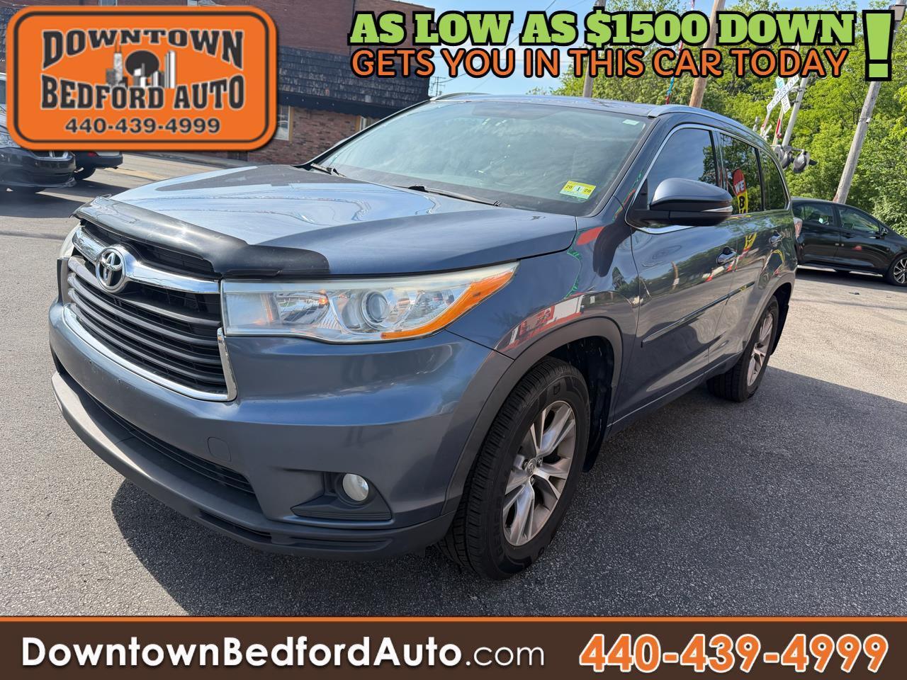 2014 Toyota Highlander AWD 4dr V6 XLE (Natl)