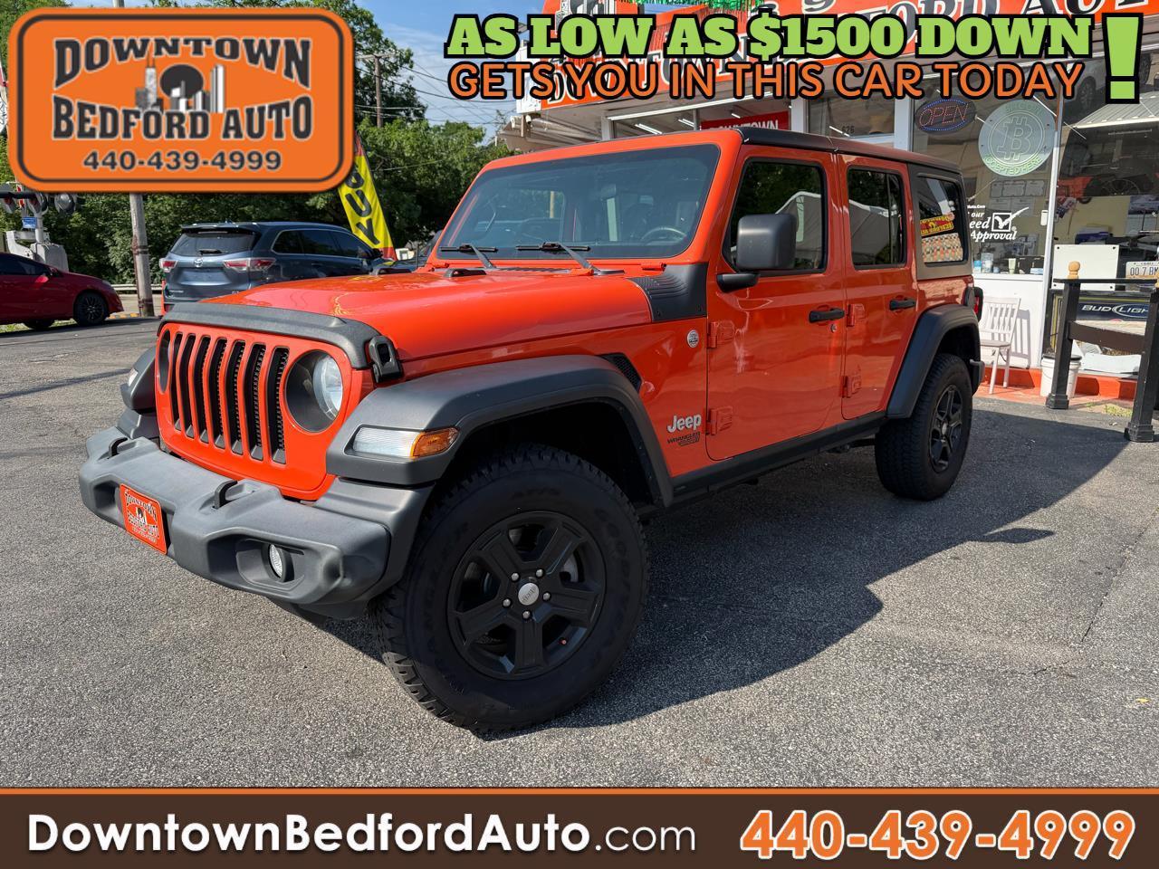 2018 Jeep Wrangler Unlimited Sport S 4x4