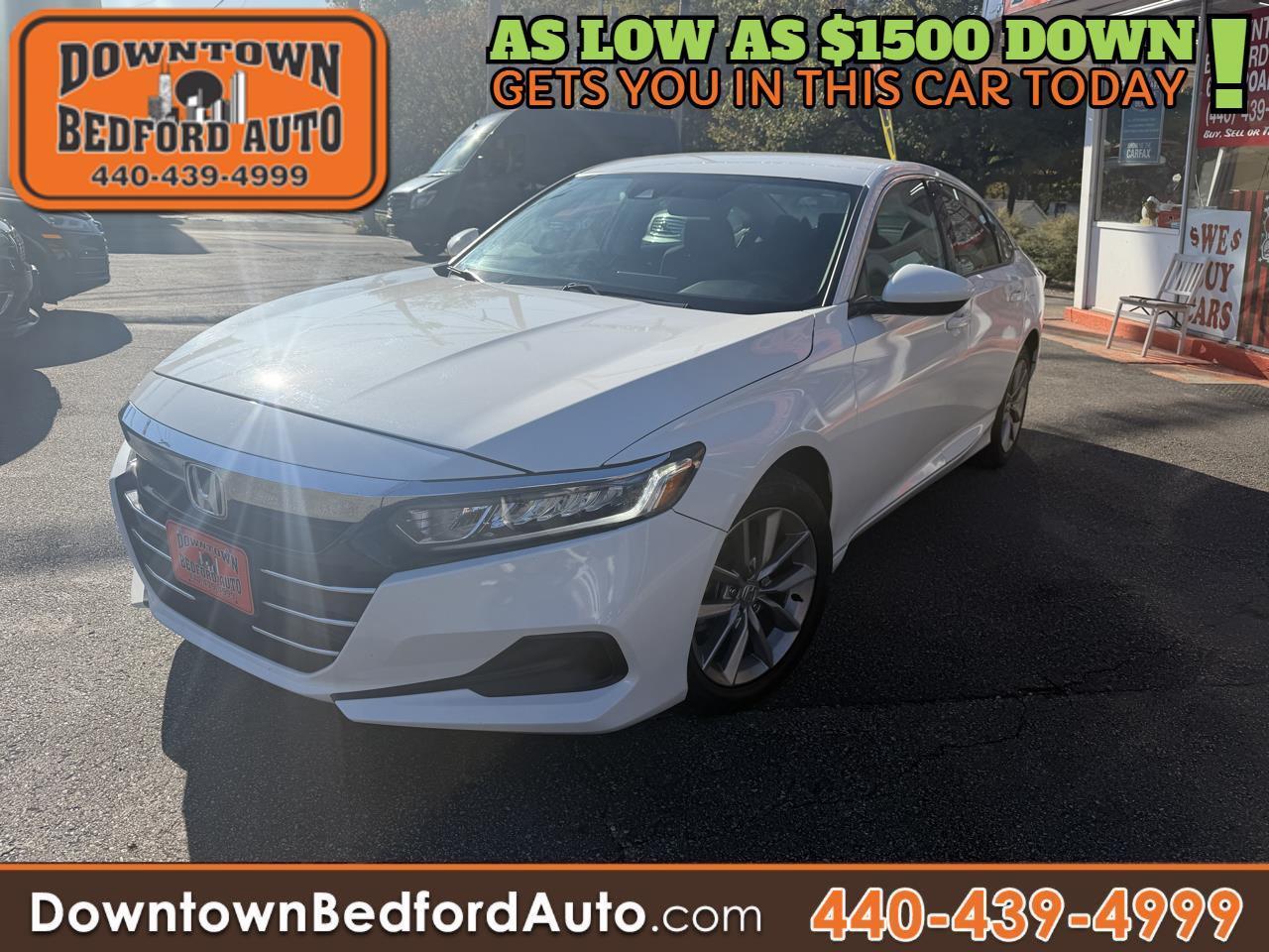 2021 Honda Accord Sedan LX 1.5T CVT