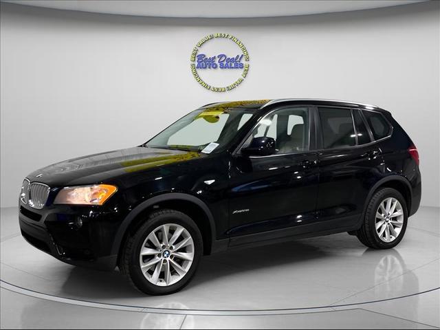 Black 2014 BMW X3 xDrive28i AWD SUV / Crossover All-Wheel Drive Automatic