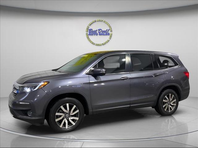 Gray 2021 Honda Pilot EX-L AWD SUV / Crossover All-Wheel Drive Automatic