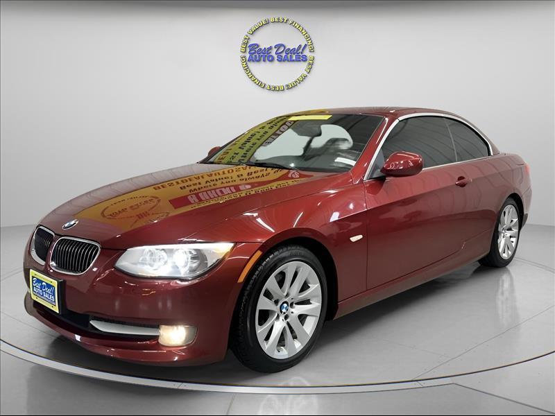 Red 2013 BMW 3 Series Convertible Rear-Wheel Drive Automatic