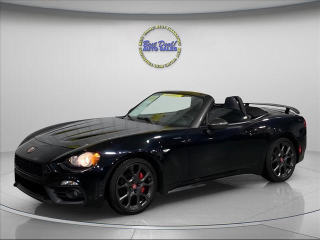 Black 2017 FIAT 124 Spider Elaborazione Abarth RWD Convertible Rear-Wheel Drive Automatic