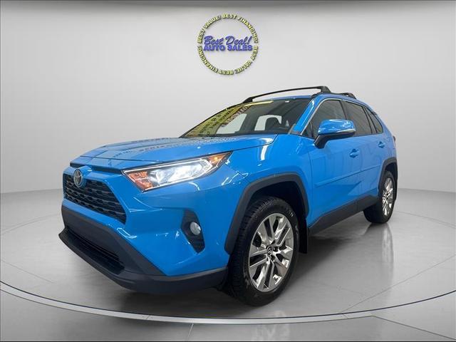 Blue 2019 Toyota RAV4 SUV / Crossover All-Wheel Drive Automatic