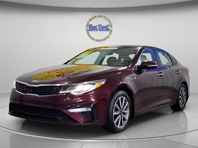 Red (Sangria) 2019 Kia Optima Sedan Front-Wheel Drive 6-Speed Automatic