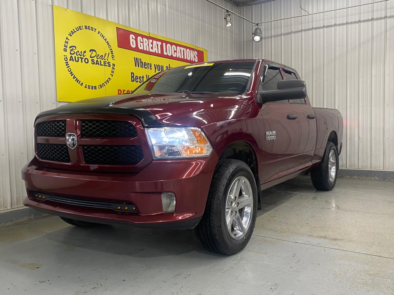 2018 RAM 1500 4x4 EXPRESS 4 DR QUAD CAB 6.3FT SB PICKUP