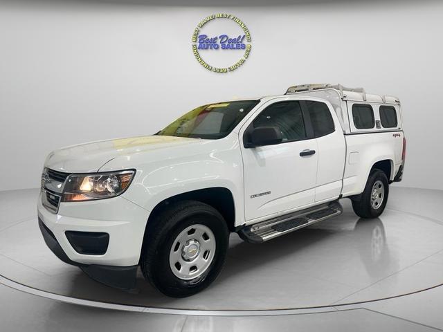 White 2019 Chevrolet Colorado Pickup Truck Four-Wheel Drive Automatic
