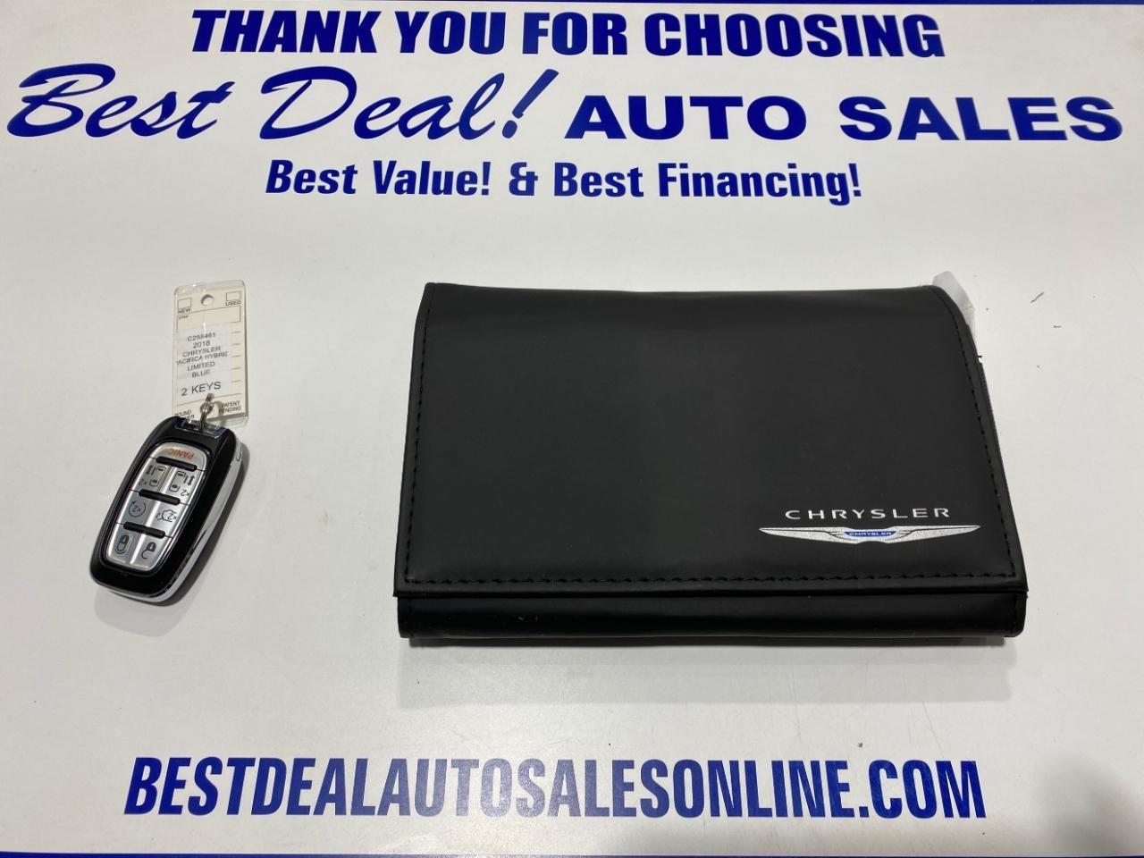 Chrysler Pacifica Hybrid Limited 2018