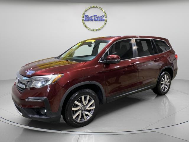 Red (Maroon) 2019 Honda Pilot EX-L AWD with Navigation and RES SUV / Crossover All-Wheel Drive Automatic