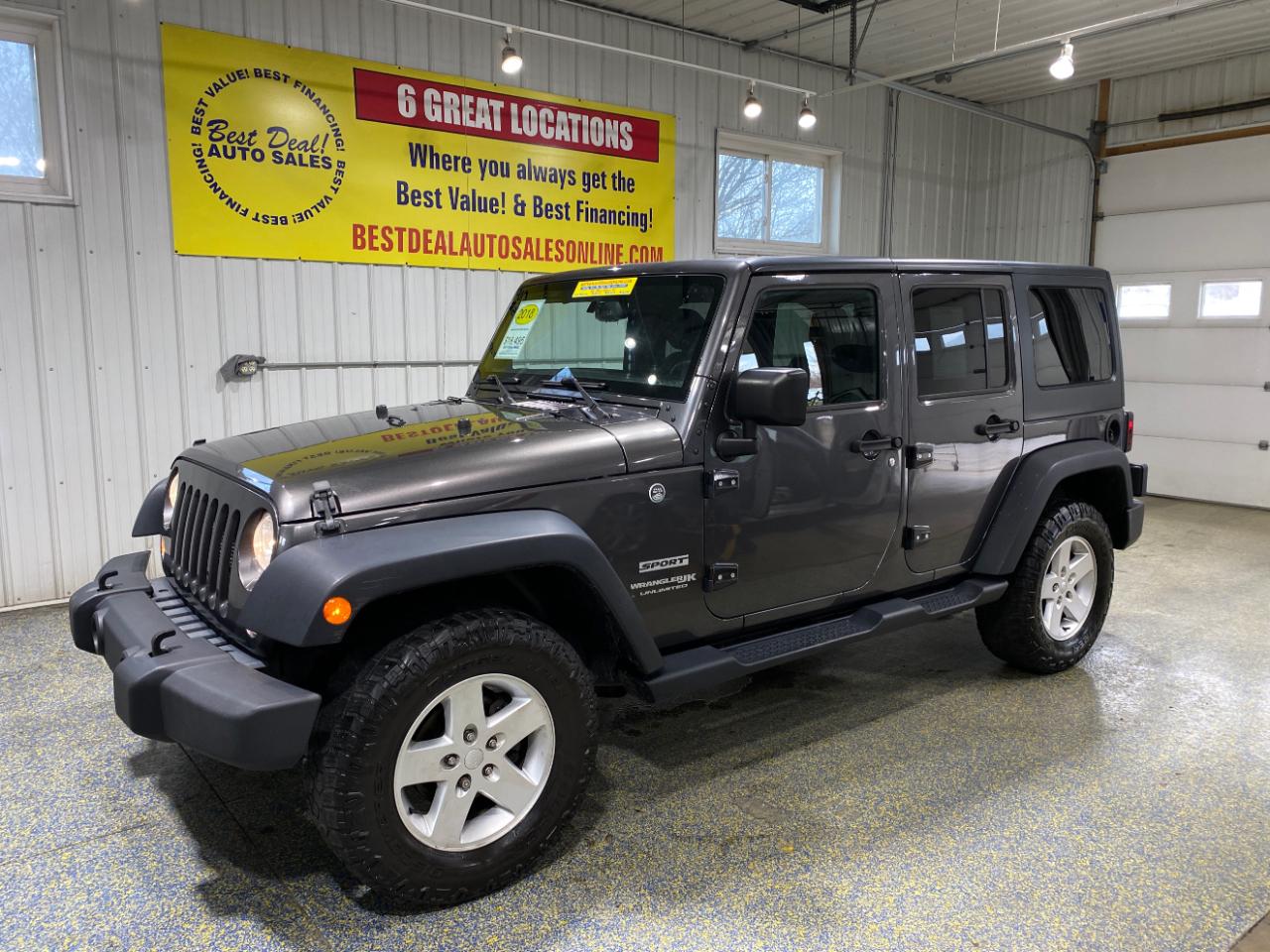 2018 Jeep Wrangler JK Unlimited Sport 4WD
