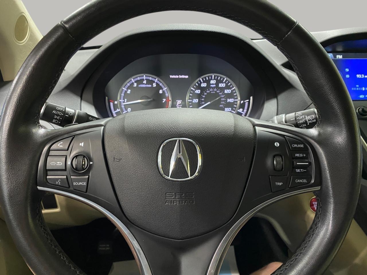Acura MDX SH-AWD 6-Spd AT w/Tech Package 2015