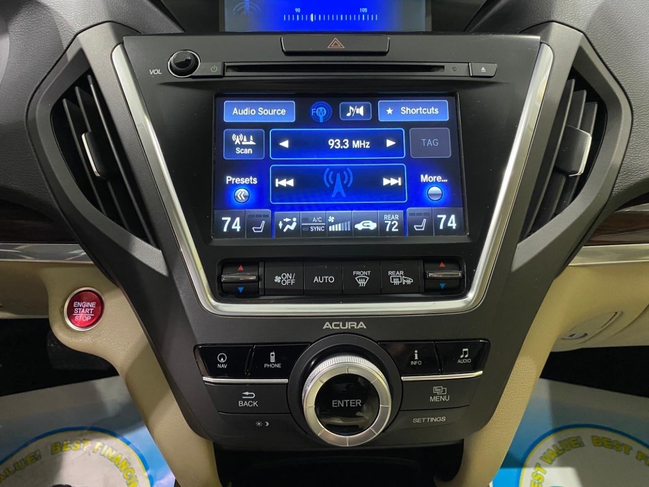 Acura MDX SH-AWD 6-Spd AT w/Tech Package 2015