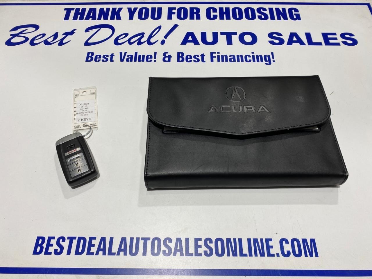Acura MDX SH-AWD 6-Spd AT w/Tech Package 2015