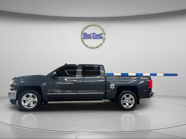 Black 2017 Chevrolet Silverado 1500 Pickup Truck Four-Wheel Drive 8-Speed Automatic