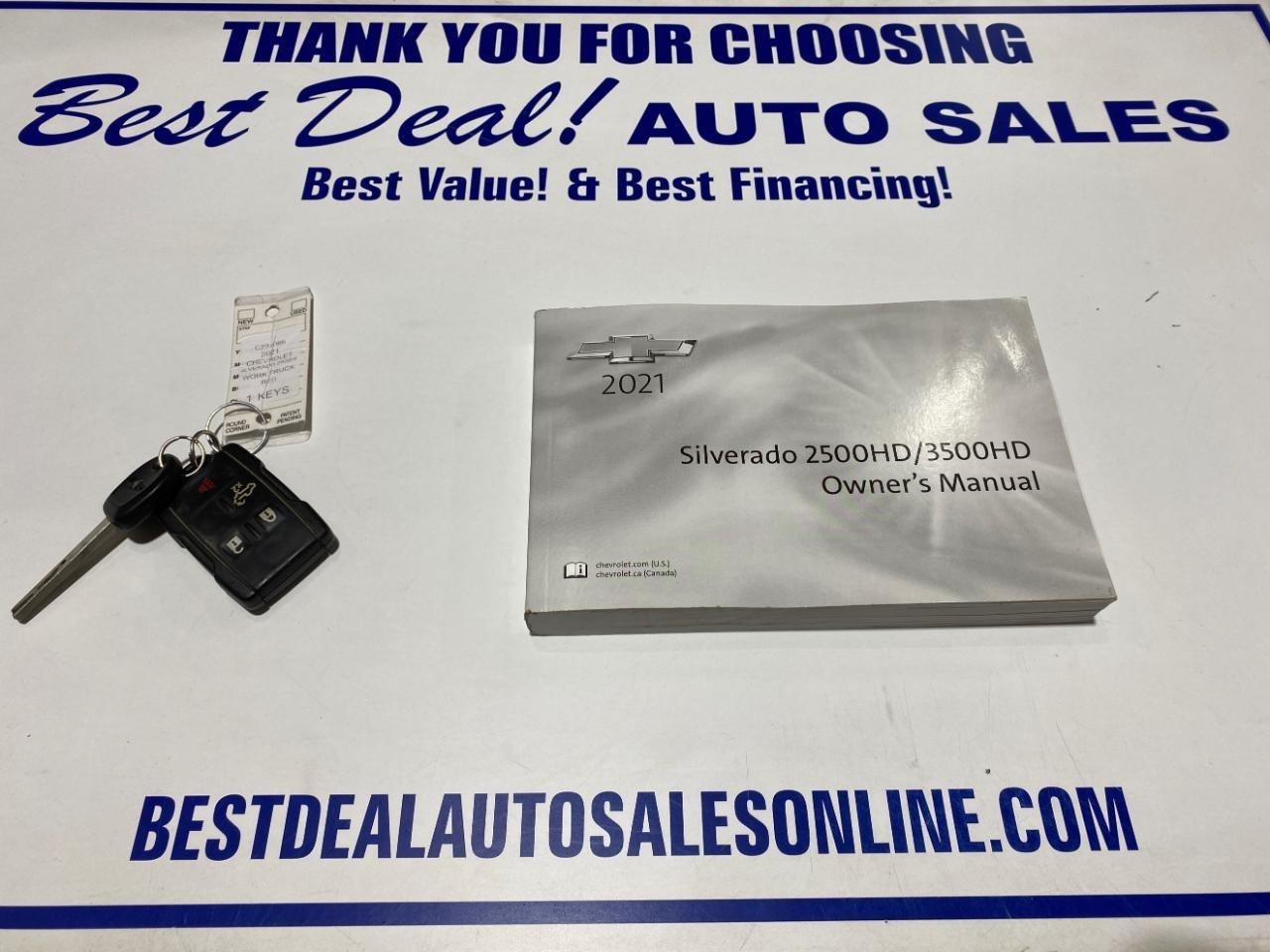 Chevrolet Silverado 2500HD Work Truck Crew Cab Short Box 4WD 2021