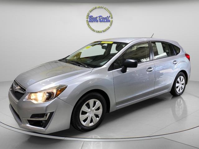 Silver 2015 Subaru Impreza Hatchback All-Wheel Drive Automatic