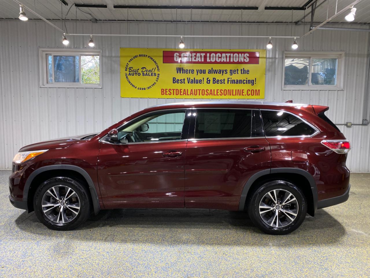 Toyota Highlander XLE AWD V6 2016