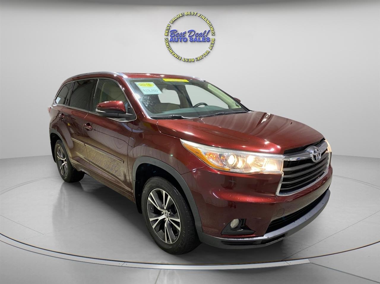 Toyota Highlander XLE AWD V6 2016
