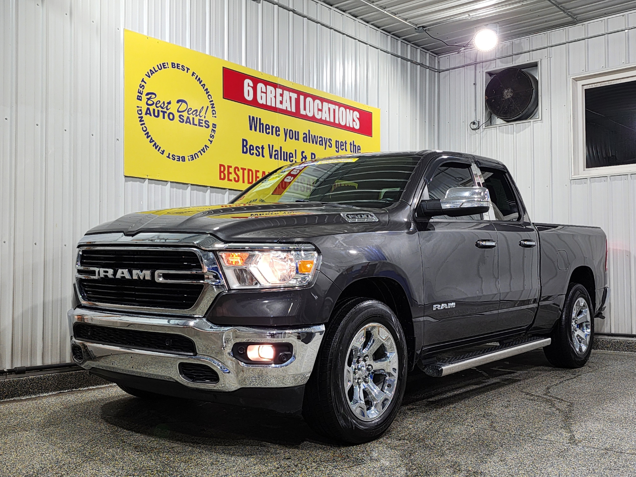 2020 RAM 1500 4X4 BIG HORN 4DR QUAD CAB 6.4FT SB PICKUP