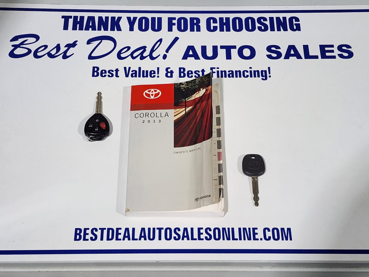 2013 Toyota Corolla L 4DR SEDAN 4A