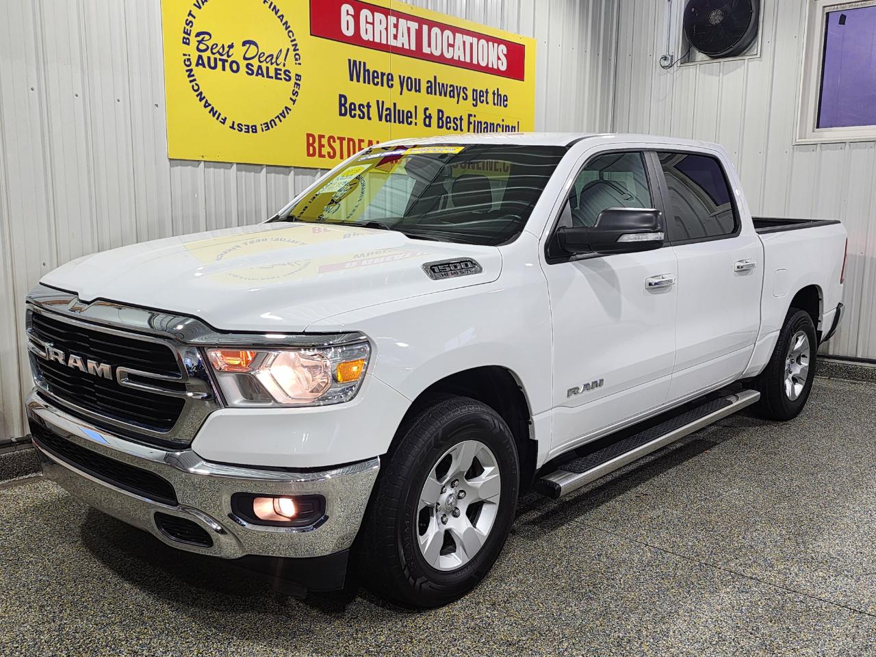 2019 RAM 1500 4x4 BIG HORN 4DR CREW CAB 5.6FT SB PICKUP