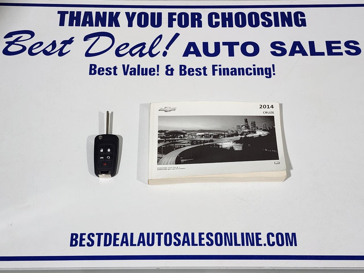 2014 Chevrolet Cruze 1LT Auto 4DR SEDAN W/1SD