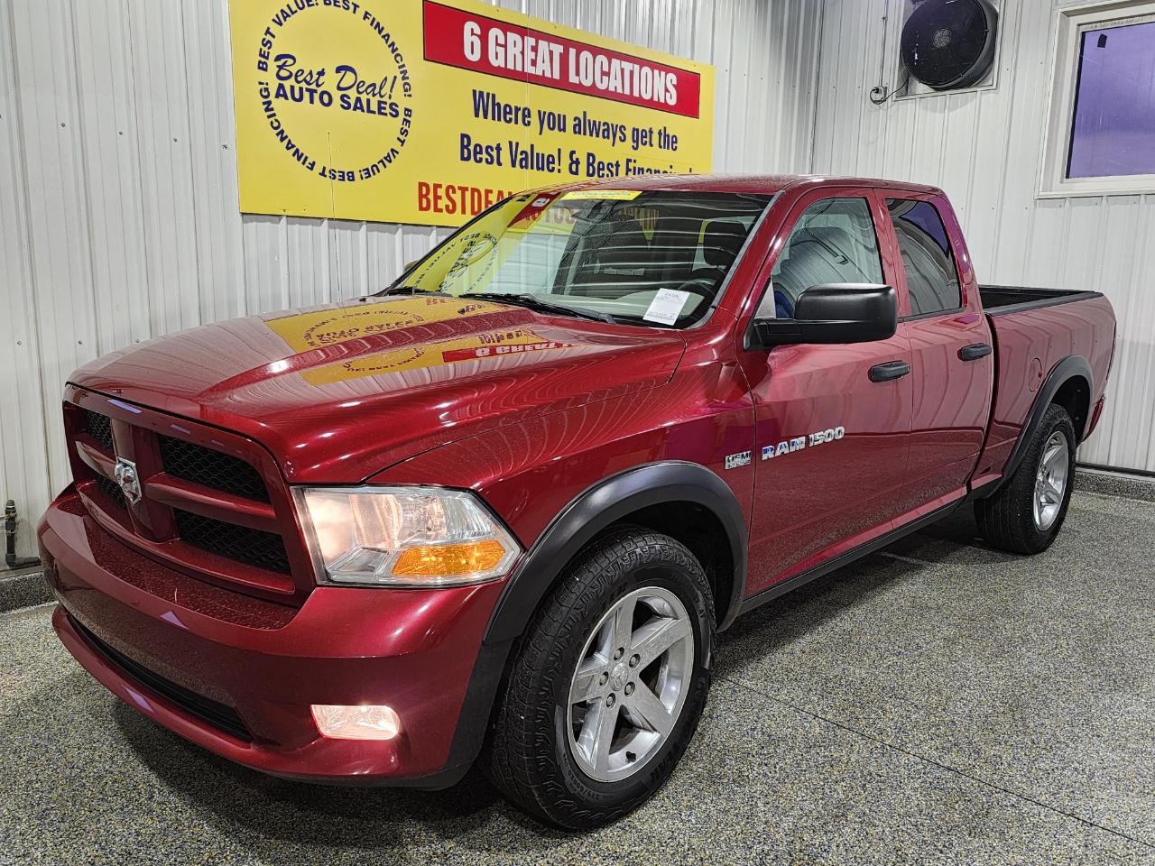 2012 RAM 1500 4x4 Express 4dr Quad Cab 6.3 ft. SB Pickup