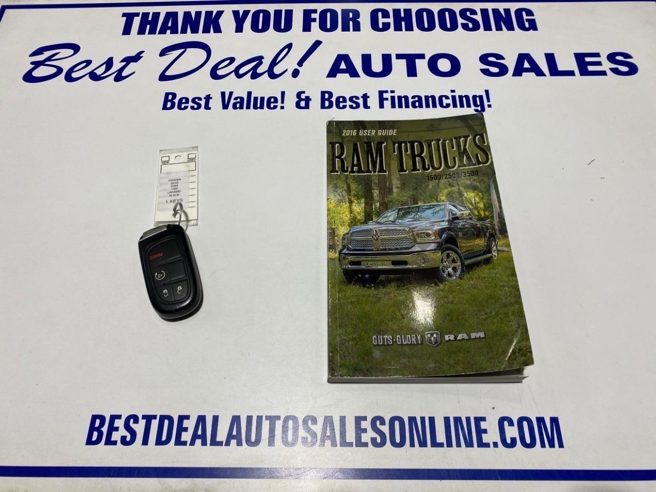 RAM 1500 Laramie Crew Cab SWB 4WD 2016