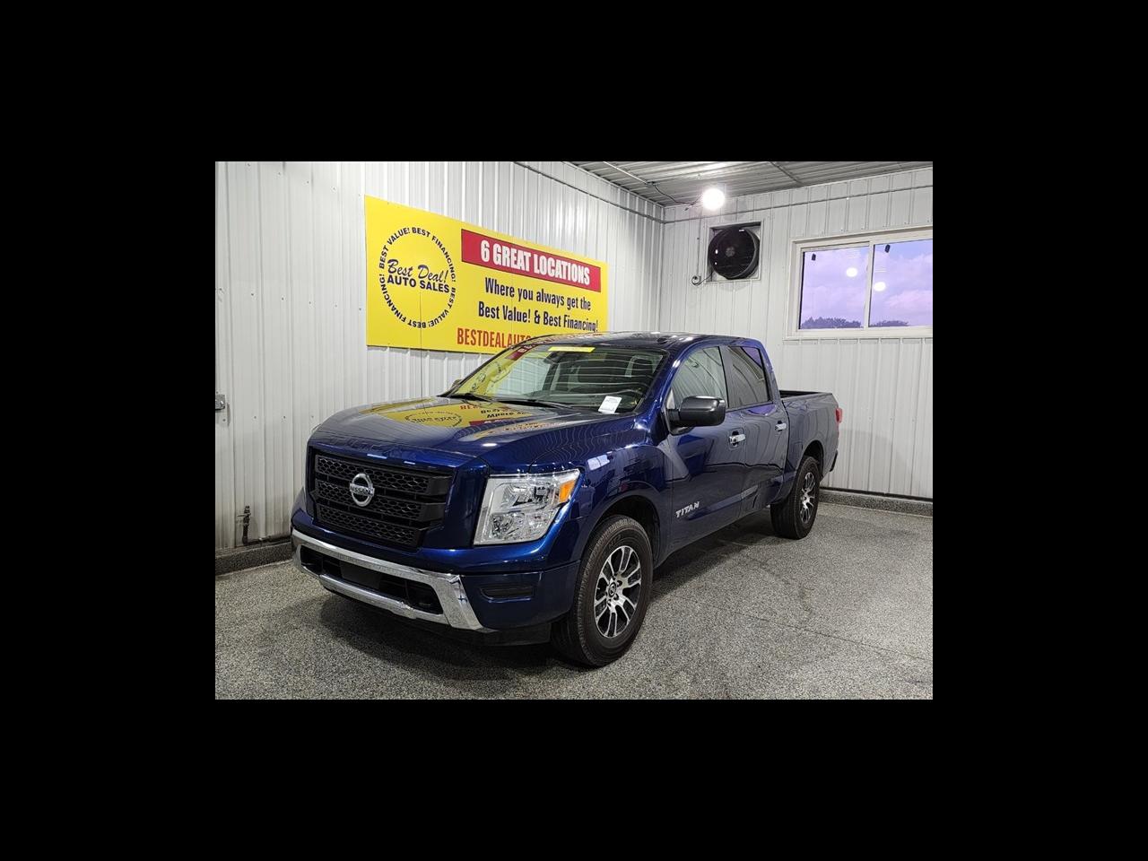 2021 Nissan Titan 4x4 SV 4DR CREW CAB 506FT SB PICKUP