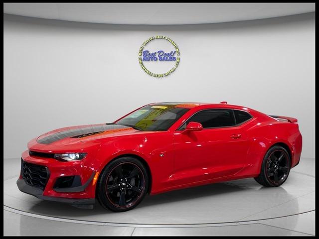 Red 2016 Chevrolet Camaro Coupe Rear-Wheel Drive Manual