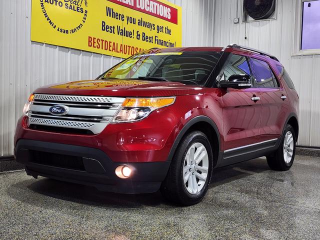 Ruby Red Metallic Tinted Clearcoat 2014 Ford Explorer SUV / Crossover All-Wheel Drive 6-Speed Automatic