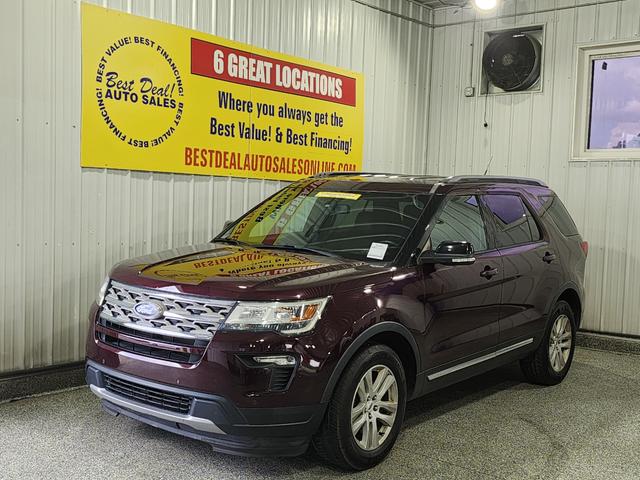Red (Burgundy Velvet Metallic Tinted Clearcoat) 2018 Ford Explorer SUV / Crossover All-Wheel Drive 6-Speed Automatic