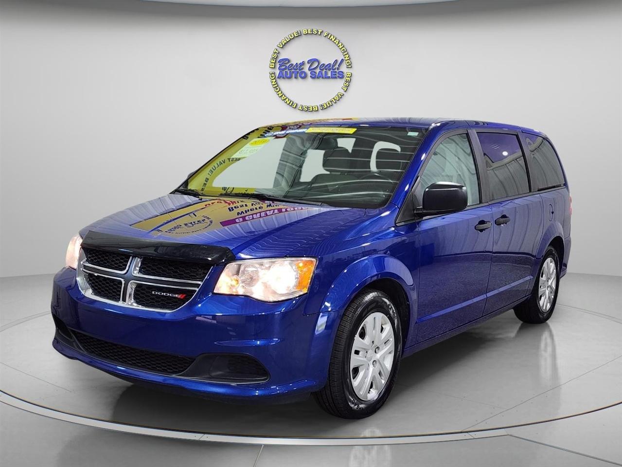 Indigo Blue Clear Coat 2019 Dodge Grand Caravan Minivan Front-Wheel Drive 6-Speed Automatic