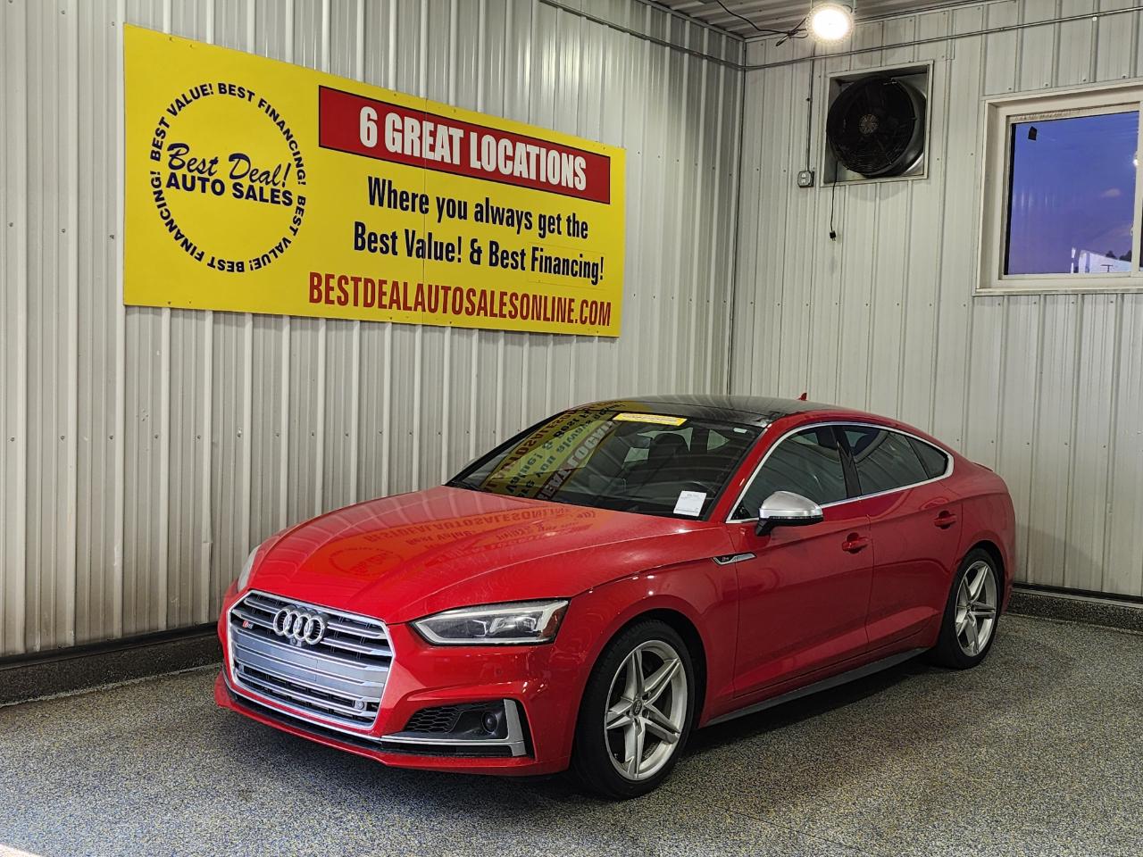 2018 Audi S5 AWD 3.0 QUATTRO PRESTIGE 4DR SPORTBACK