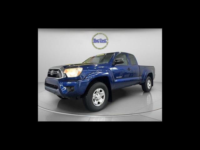 Blue 2014 Toyota Tacoma Pickup Truck Four-Wheel Drive Automatic