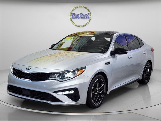 Sparkling Silver 2020 Kia Optima Sedan Front-Wheel Drive 6-Speed Automatic