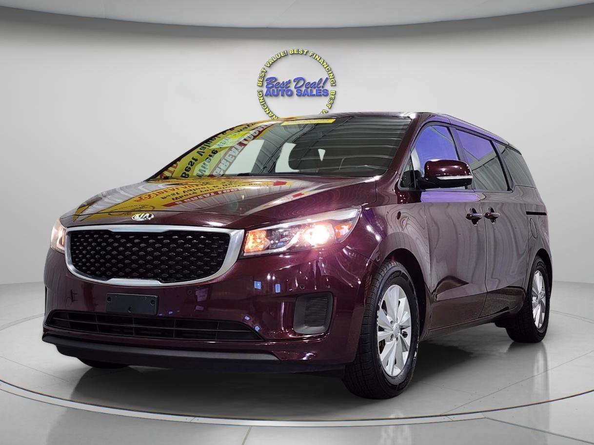 Venetian Red 2017 Kia Sedona Minivan Front-Wheel Drive Automatic