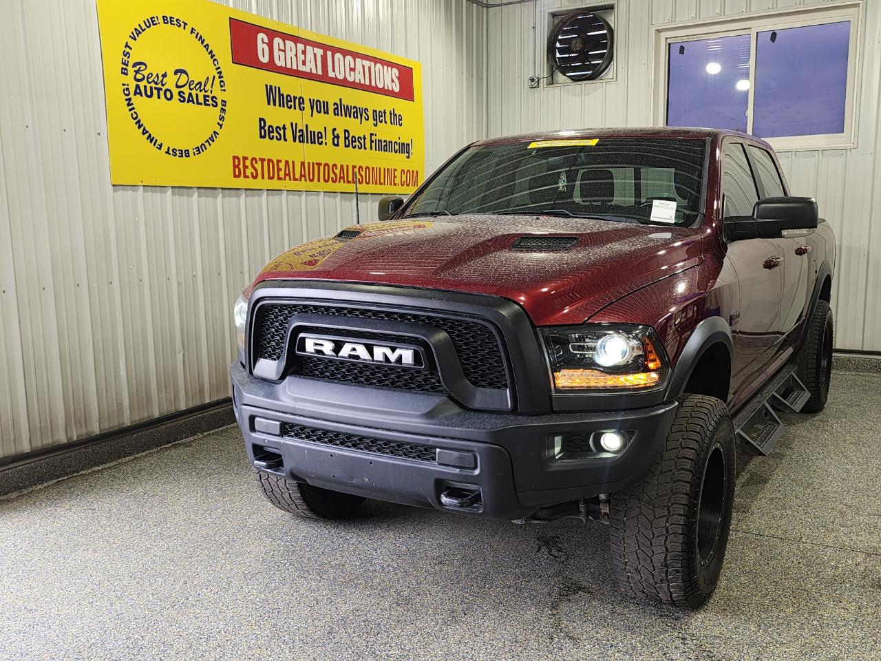 2017 RAM 1500 4x4 REBEL 4DR CREW CAB 5.5 FT SB PICKUP