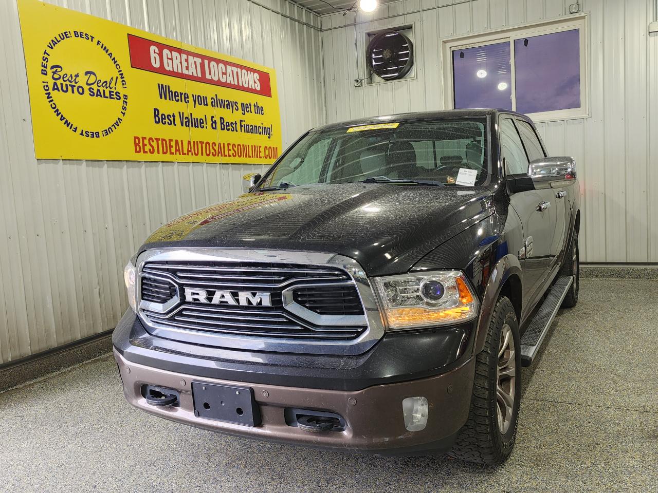 2018 RAM 1500 4x4 LARAMIE LONGHORN 4DR CREW CAB 5.5 FT SB PICKUP