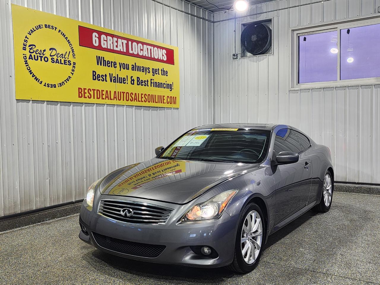2012 Infiniti G Coupe Sport 6MT