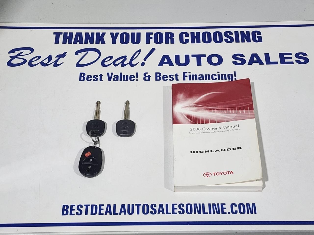 Toyota Highlander Base 4WD 2008