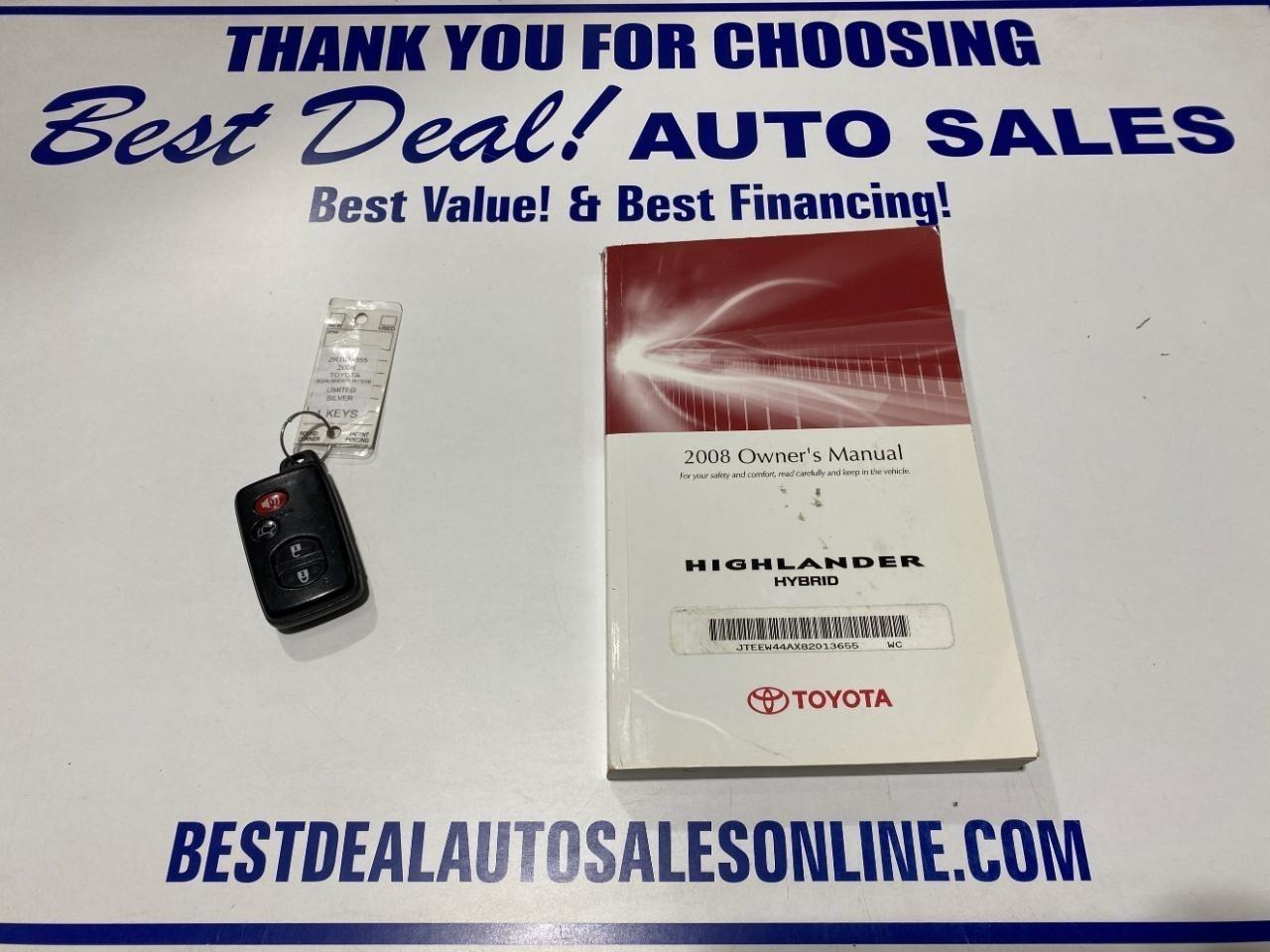 Toyota Highlander Hybrid Limited 4WD 2008