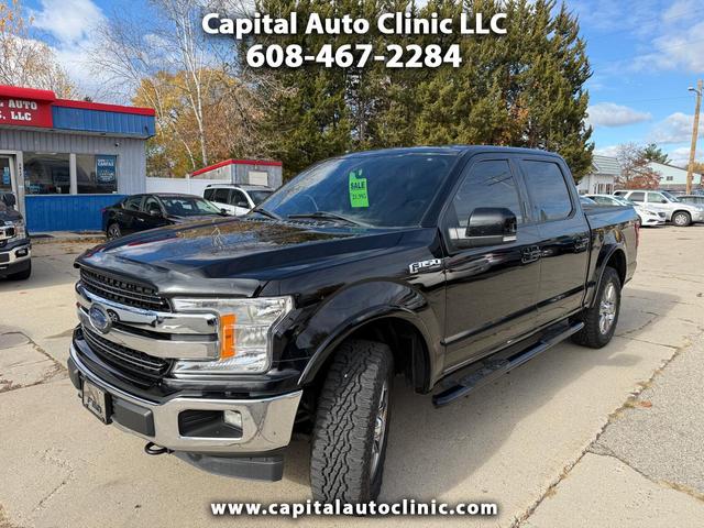 Black 2018 Ford F-150 Pickup Truck Four-Wheel Drive Automatic
