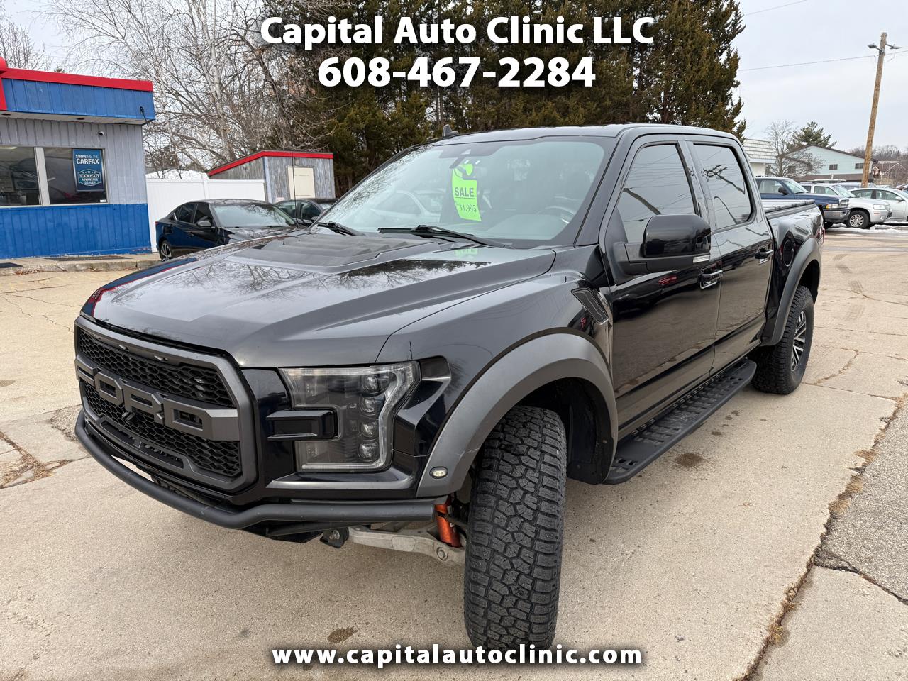 2019 Ford F-150 Raptor 4WD SuperCrew 5.5' Box