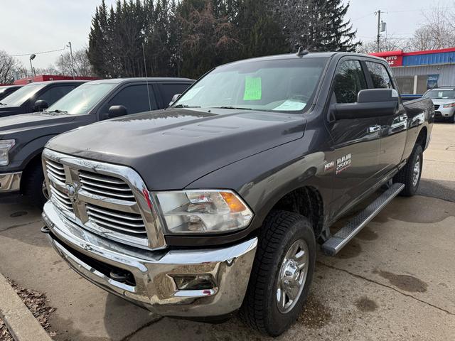 Gray 2014 RAM 2500 Big Horn Crew Cab 4WD Pickup Truck Four-Wheel Drive 4-Speed Automatic
