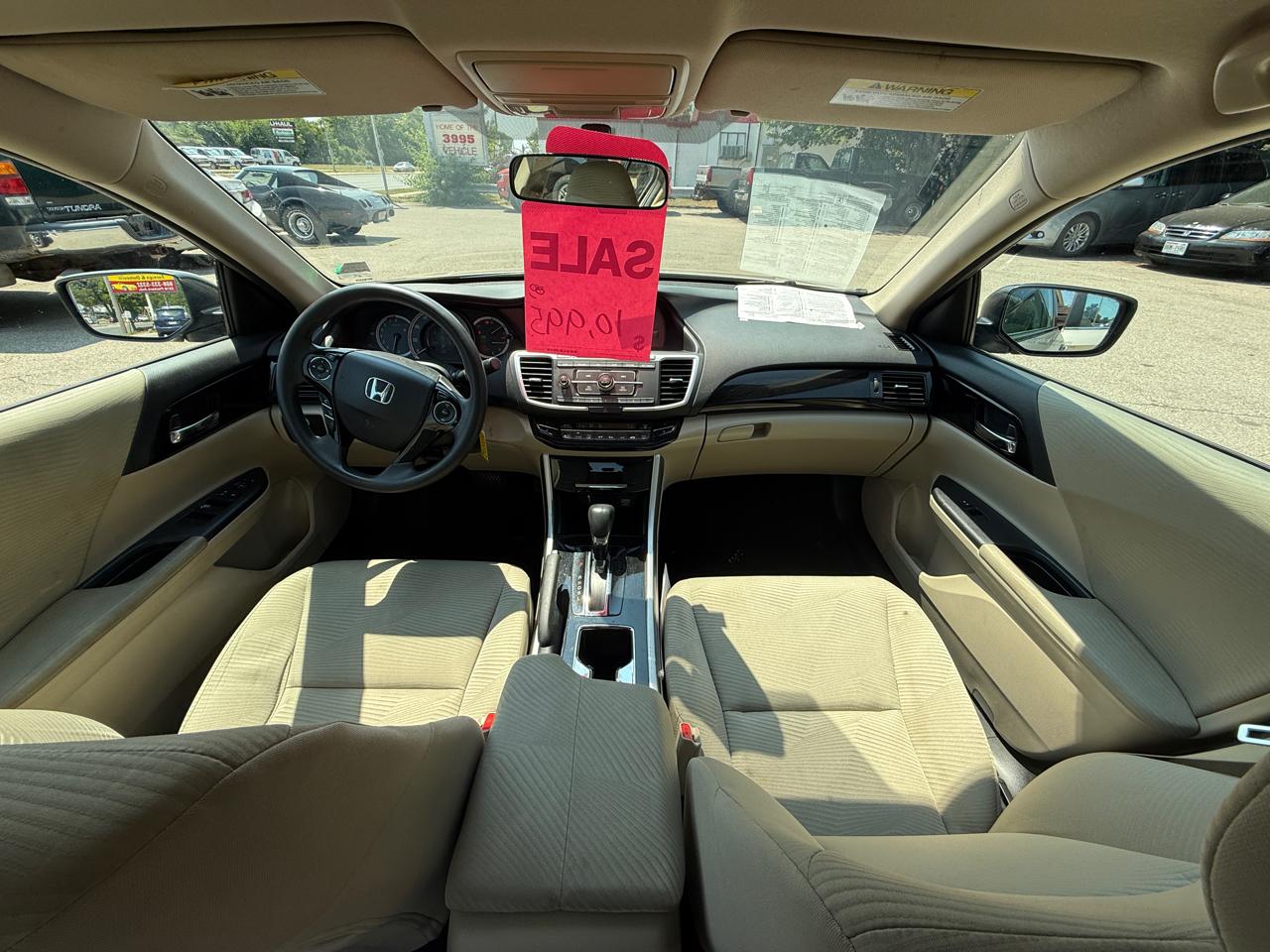 Honda Accord Sedan LX CVT 2017