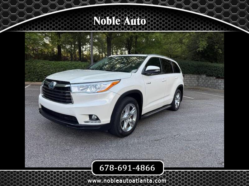 Toyota Highlander Hybrid Limited AWD 2014 Toyota Highlander Hybrid Limited AWD 2014